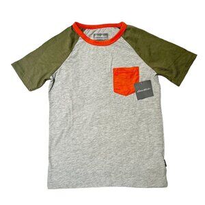 NWT Eddie Bauer Raglan Pocket Tee Size 7/8